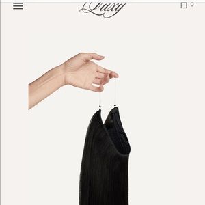 Luxy Off Black Halo Hair Extensions